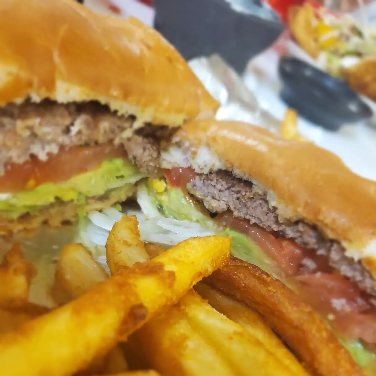 Burger and Fries