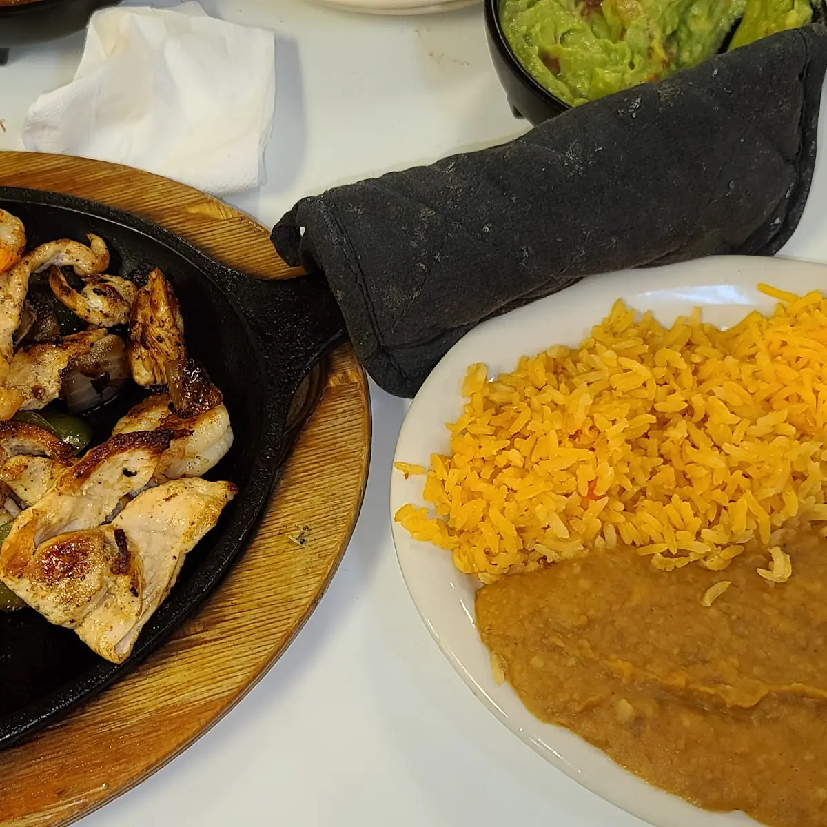 Shrimp & Chicken Combo Fajitas