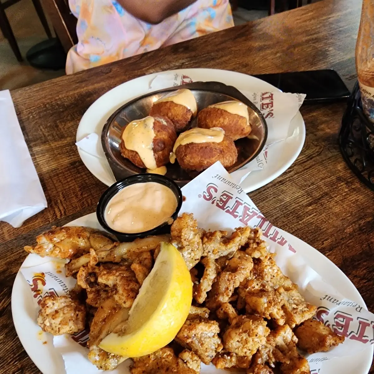 Fried Frog Legs and Gator Bites