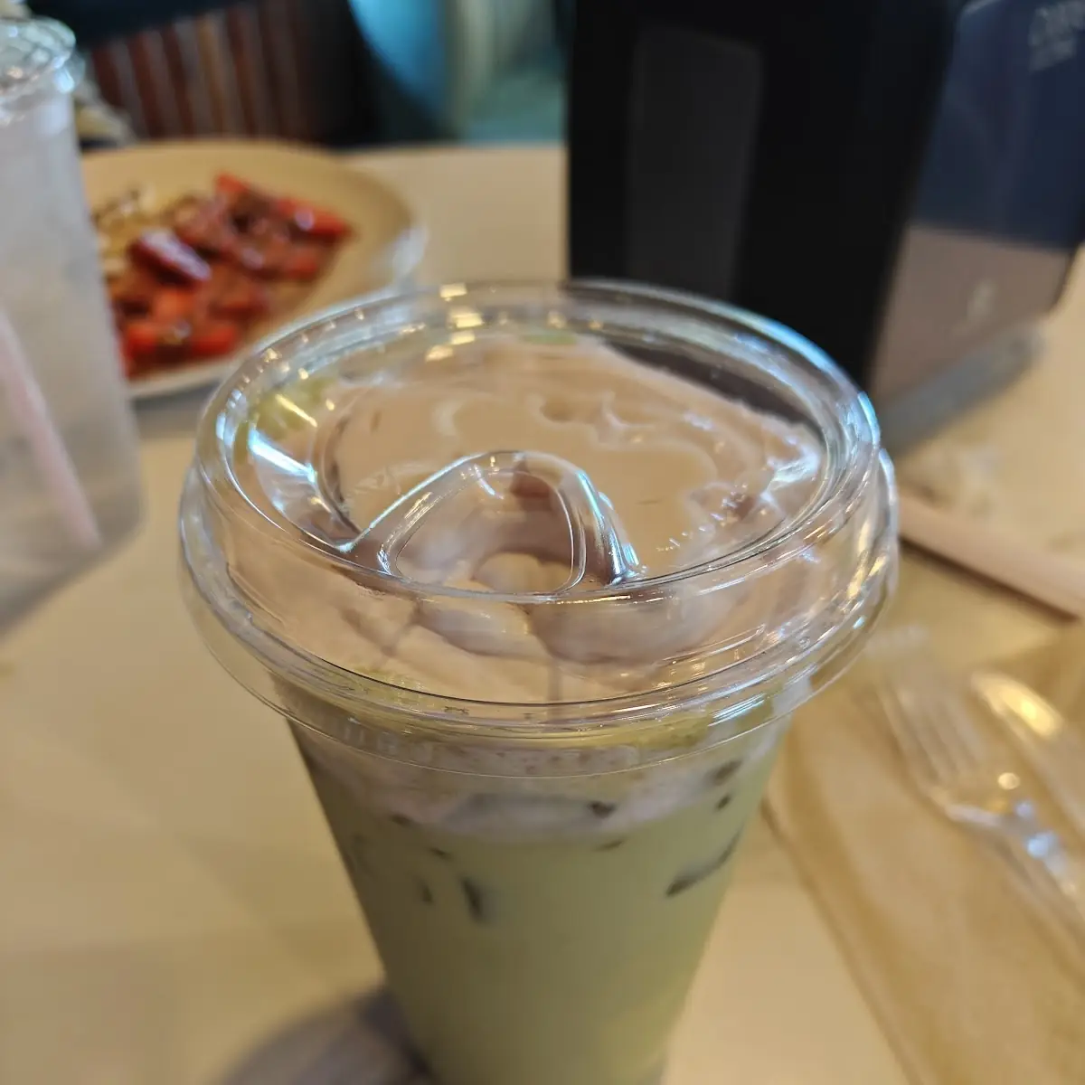Strawberry Matcha Latte