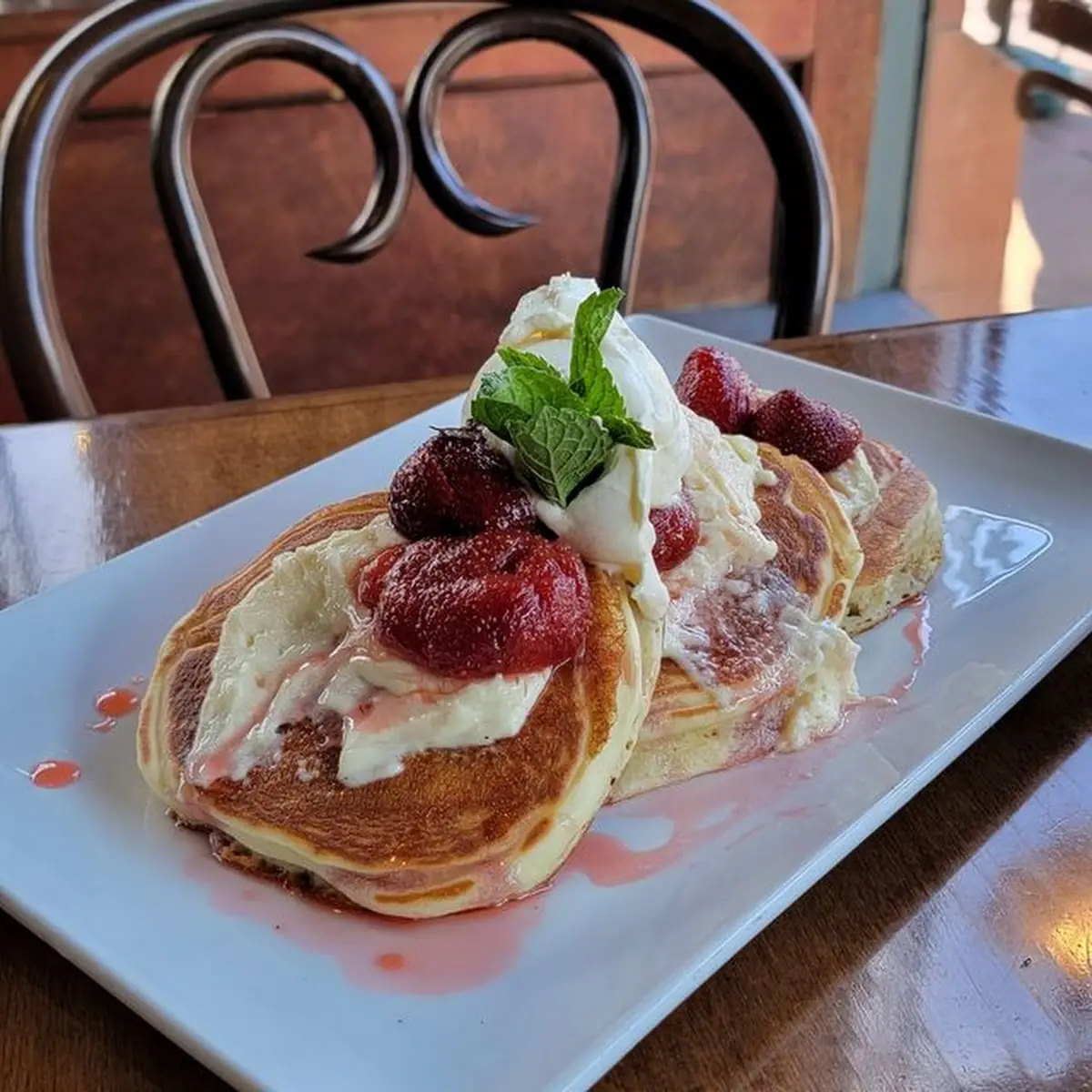 Silver Dollar Stuffed Pancakes