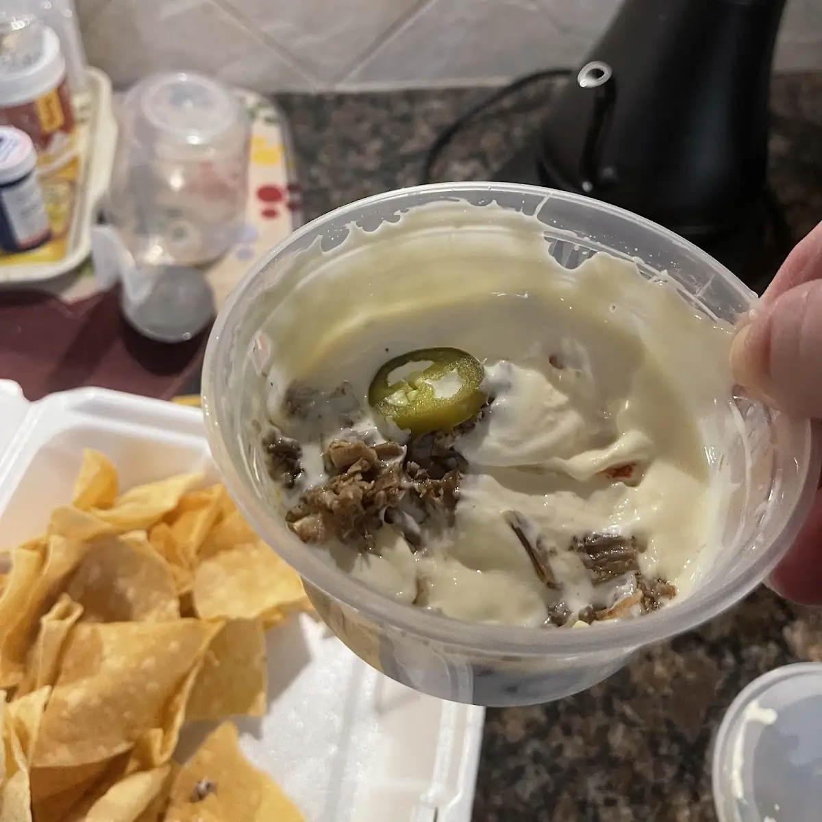 House-Smoked Brisket Queso