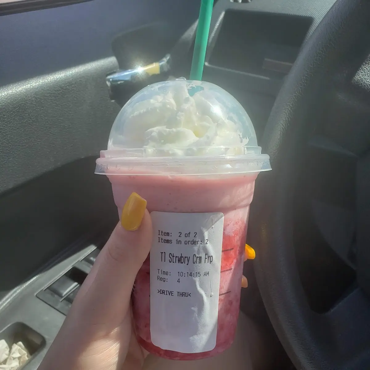 Strawberry and Creme Frappuccino