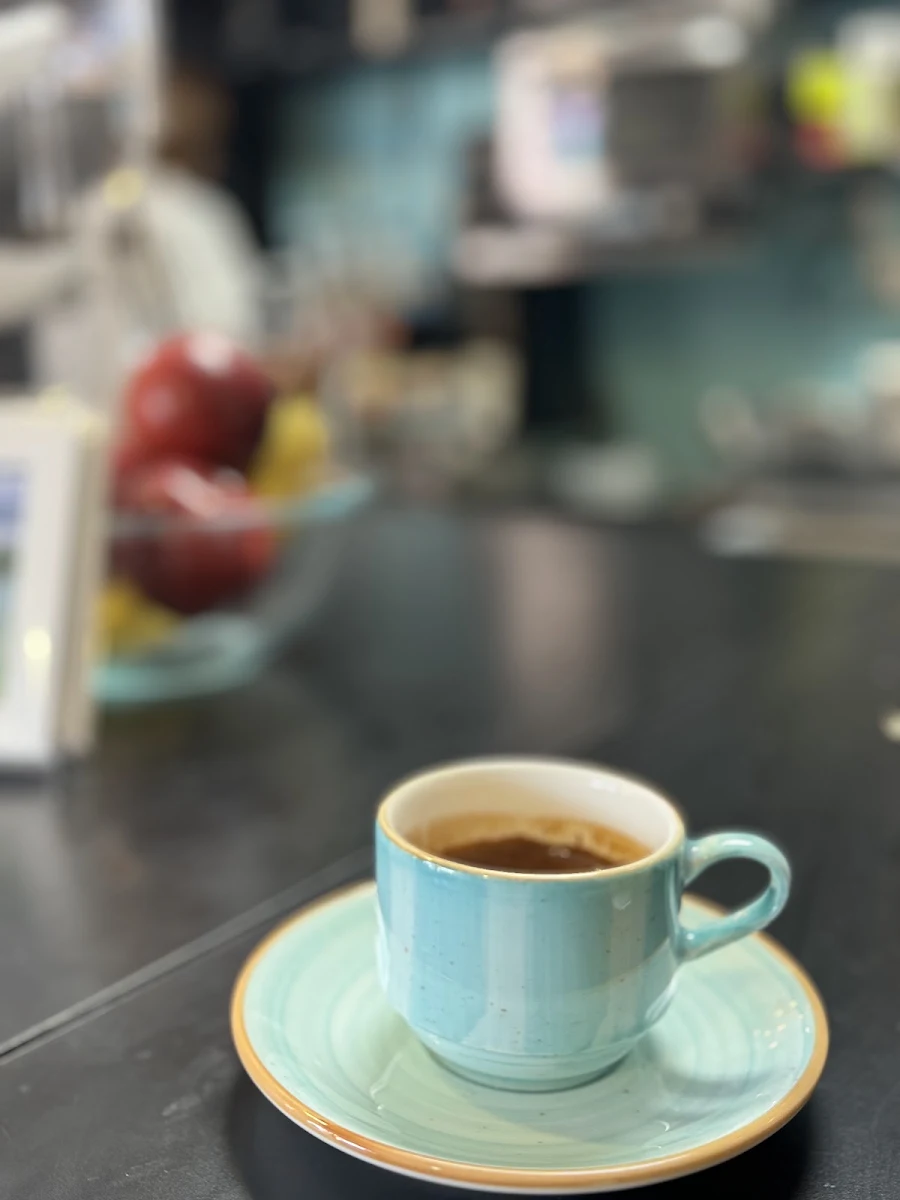 Espresso in a Ceramic Cup