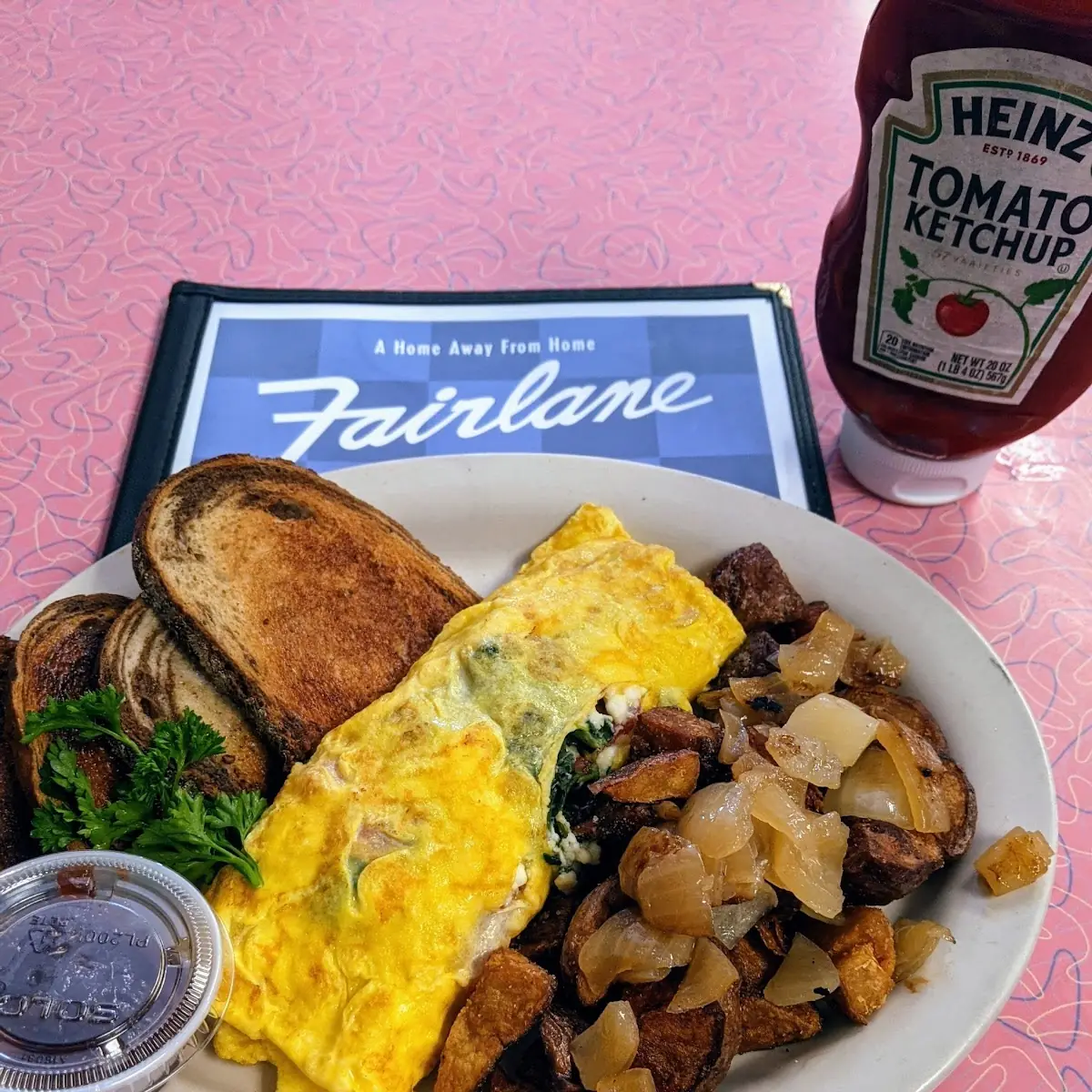 3 Egg Omelette and Home Fries