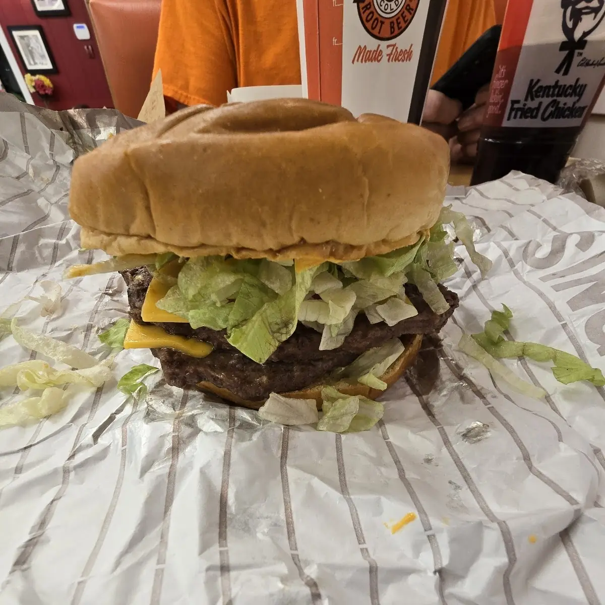 Papa Double Cheeseburger