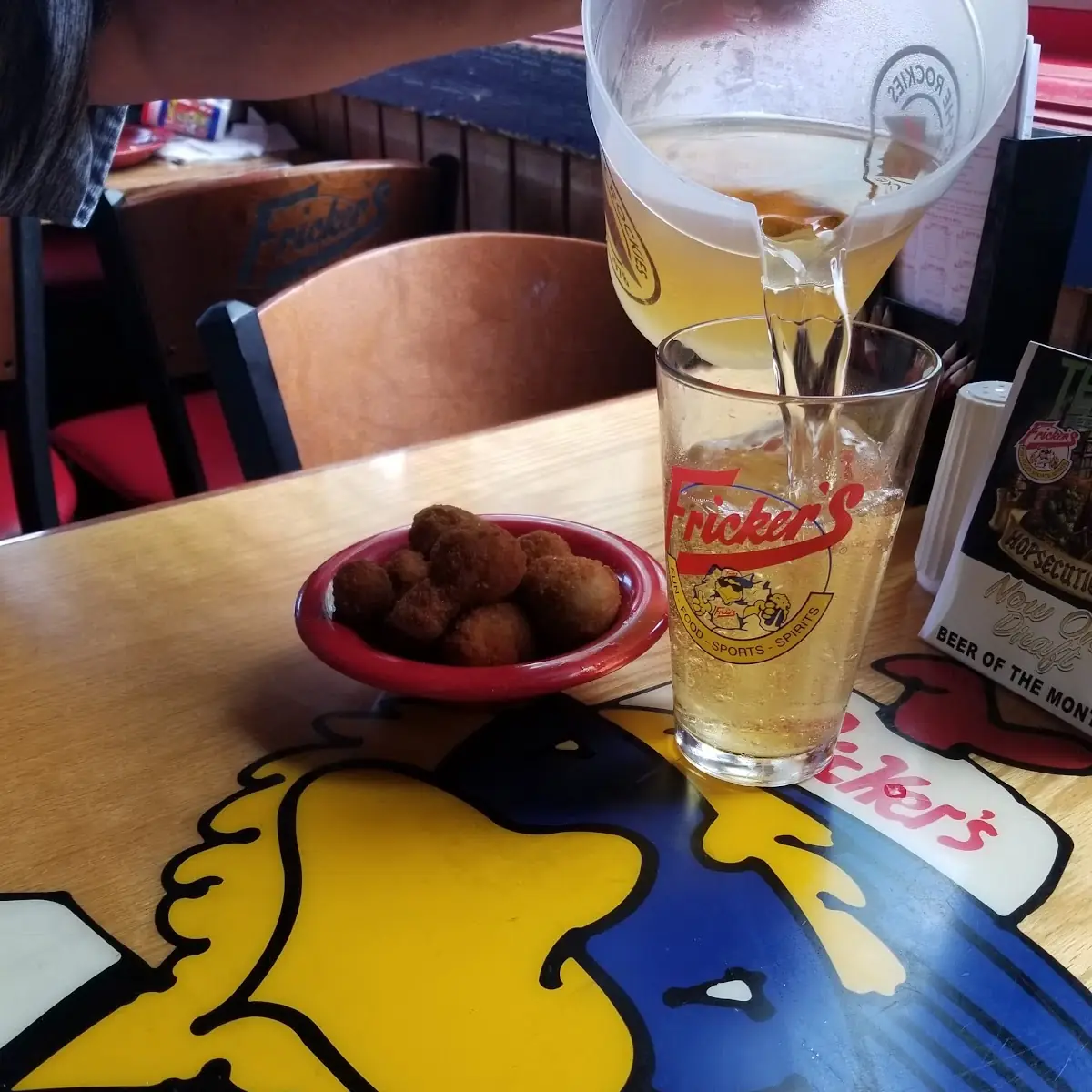 Breaded Mushrooms & Coors Light