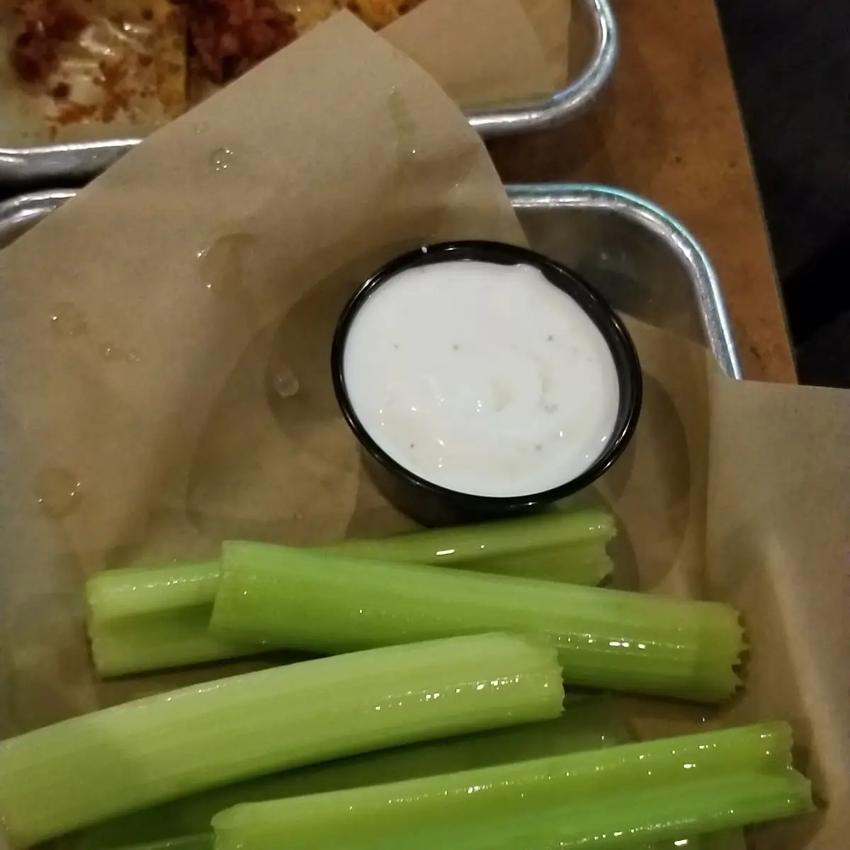 Celery and Ranch Dressing