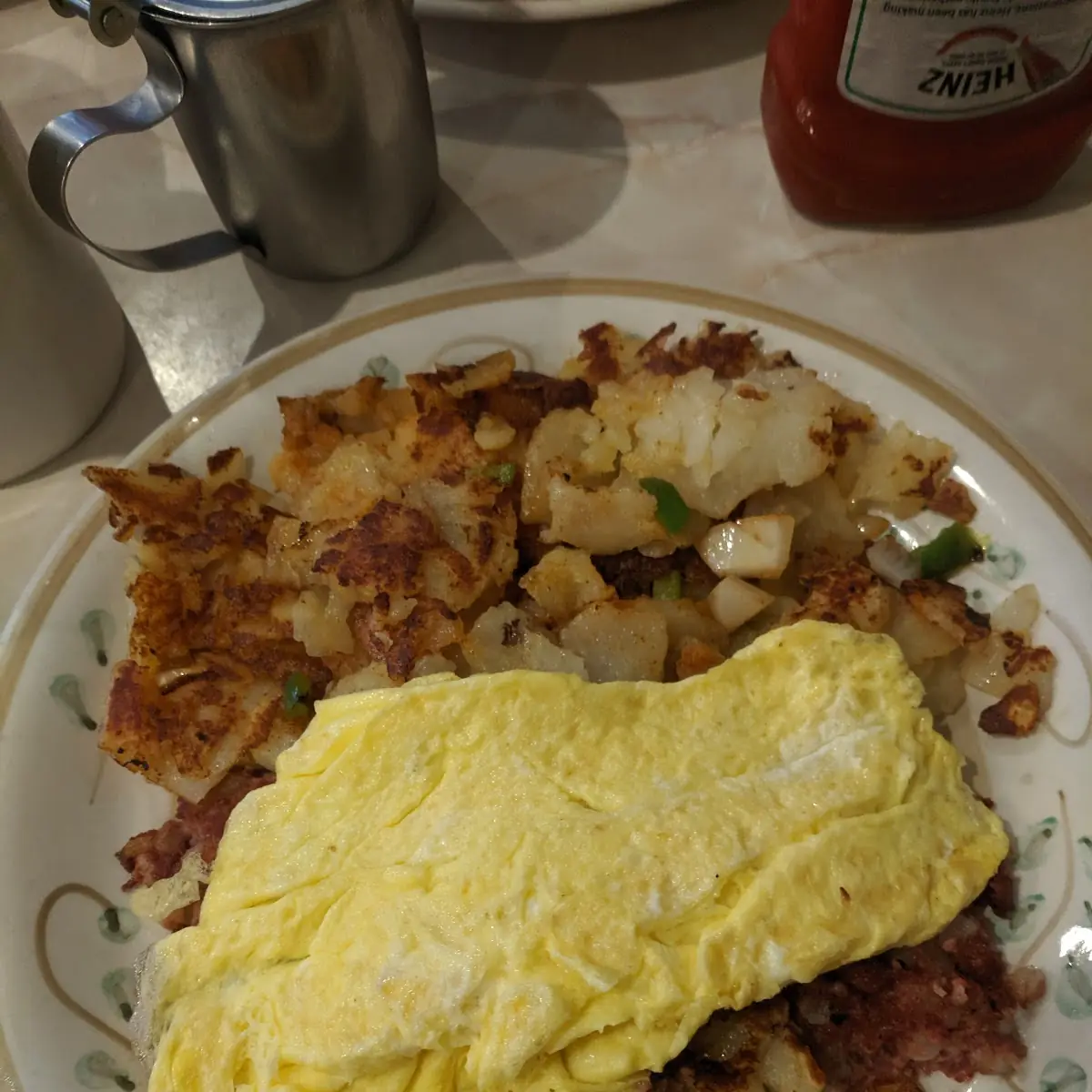 Eggs Corned Beef Hash Potatoes