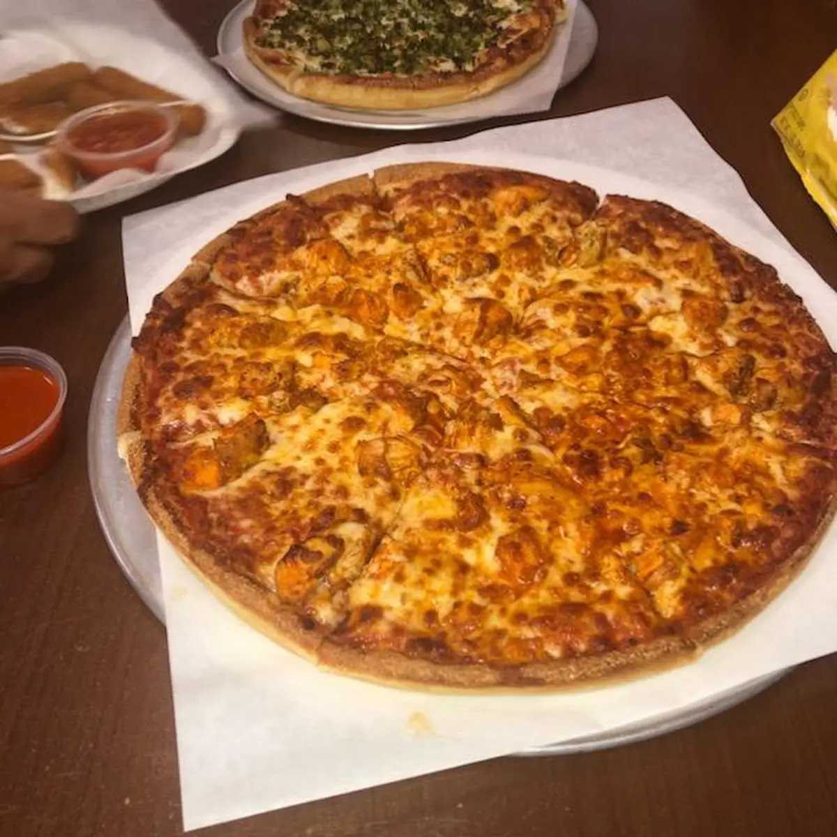 Grilled Buffalo Chicken Pizza