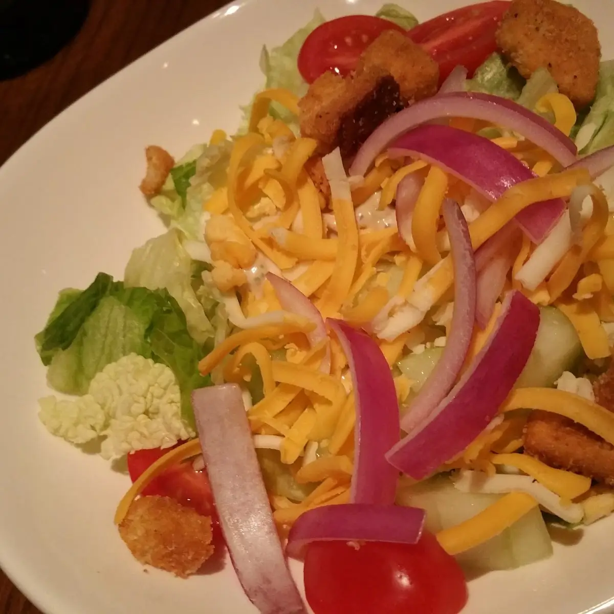 House Side Salad with Ranch Dressing