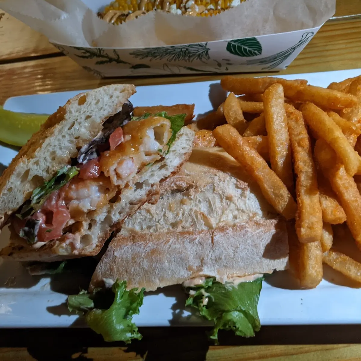 PO' Boy and Fries