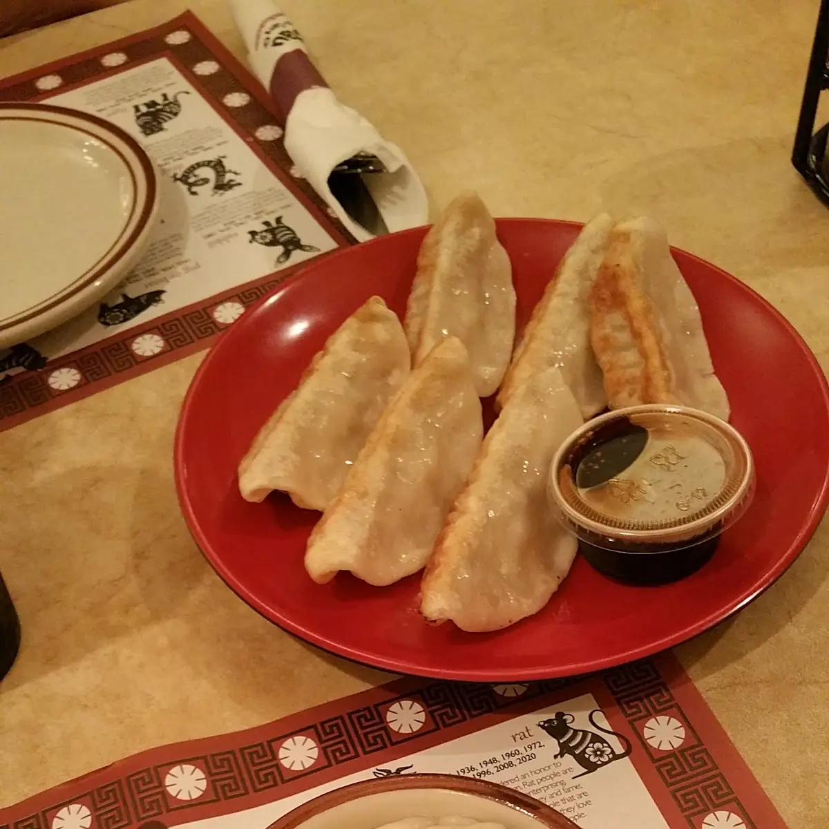 Wonton Soup and Pot Stickers