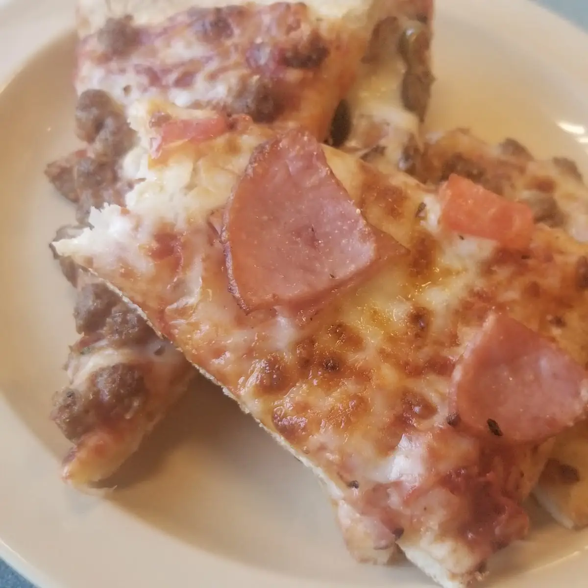 Ham and Cheese Pizza