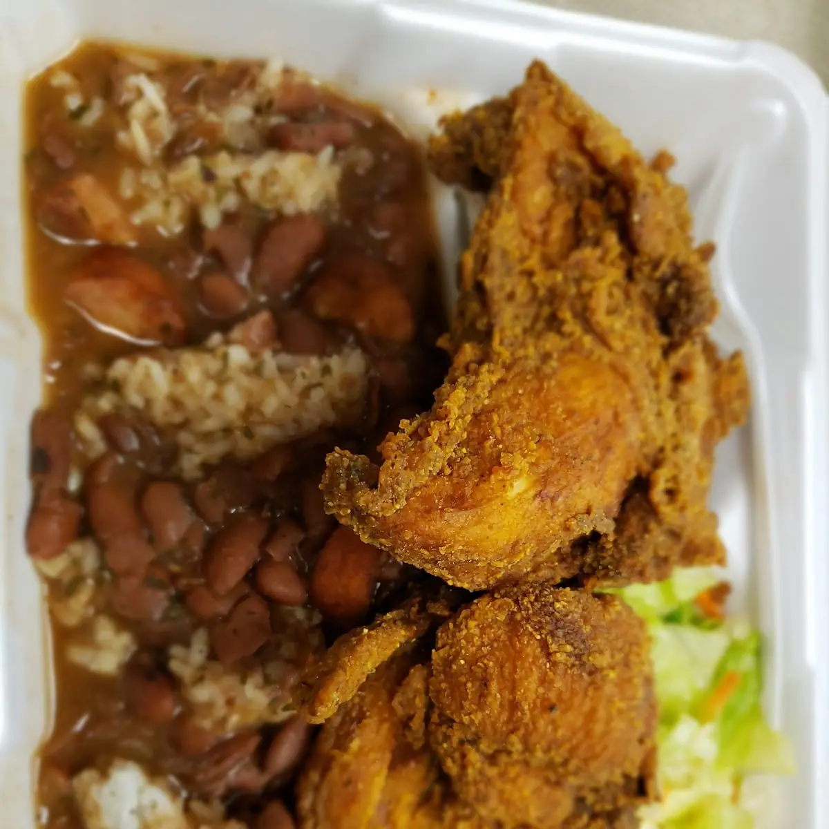 Red Beans and Rice Fried Chicken