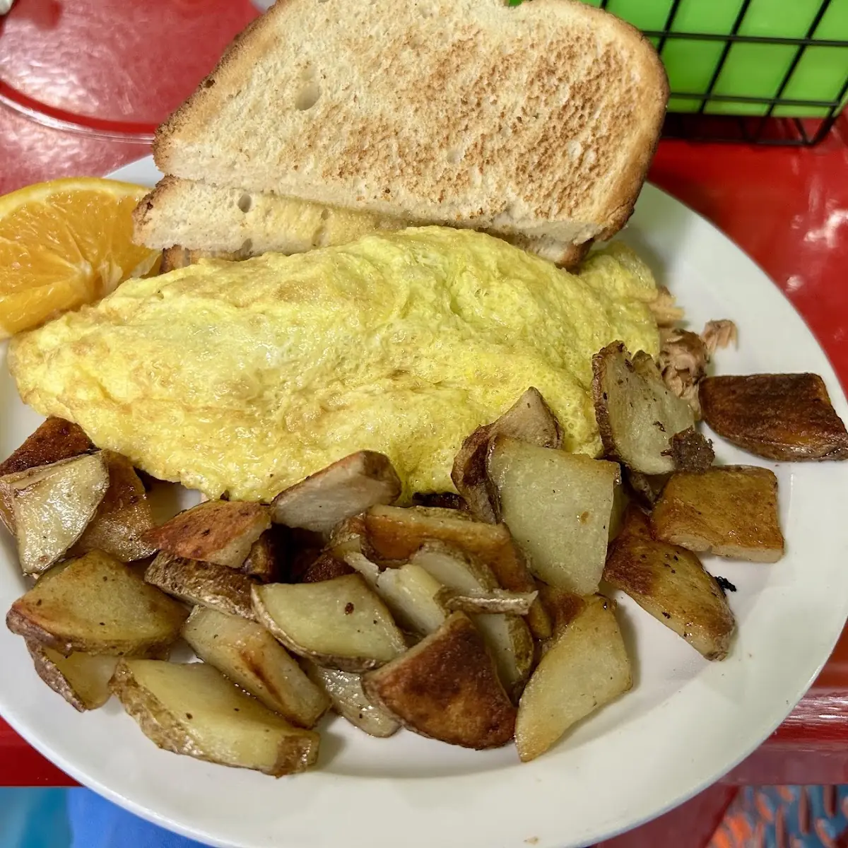 Omelette with Fried Potatoes