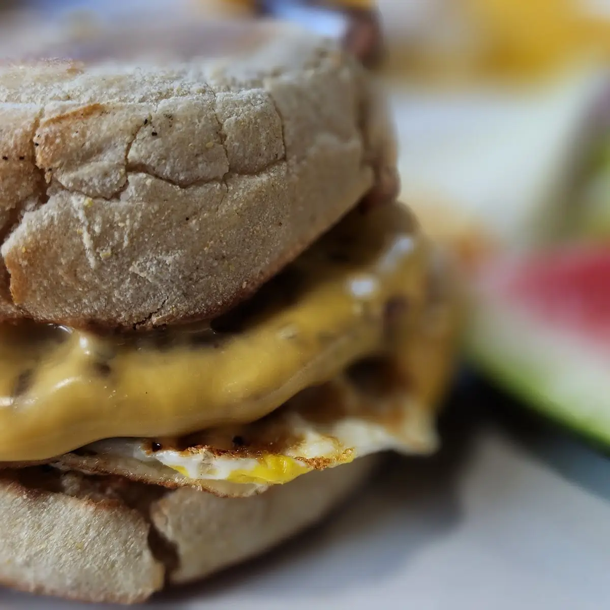 Served on an English Muffin