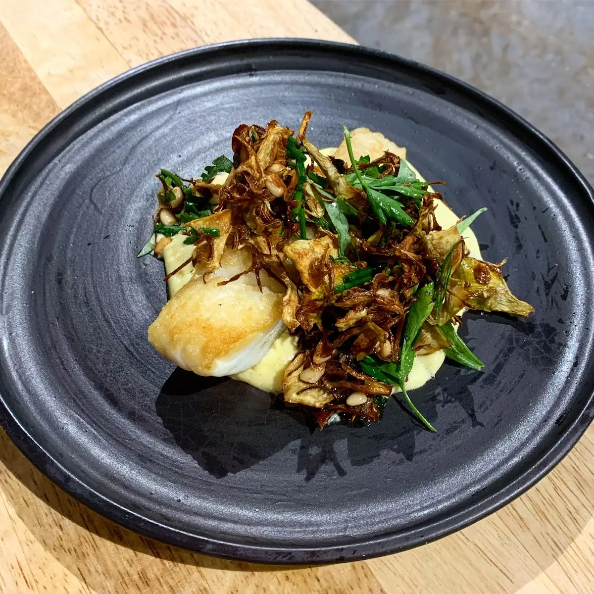 Kanpachi Aglio Olio