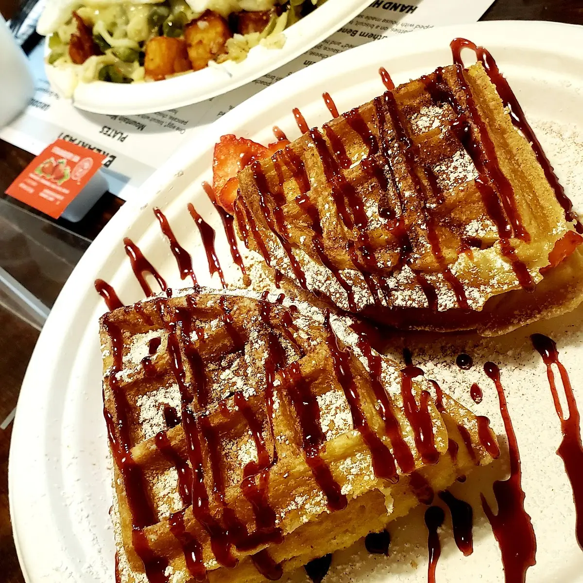 Belgian Waffle Sandwich