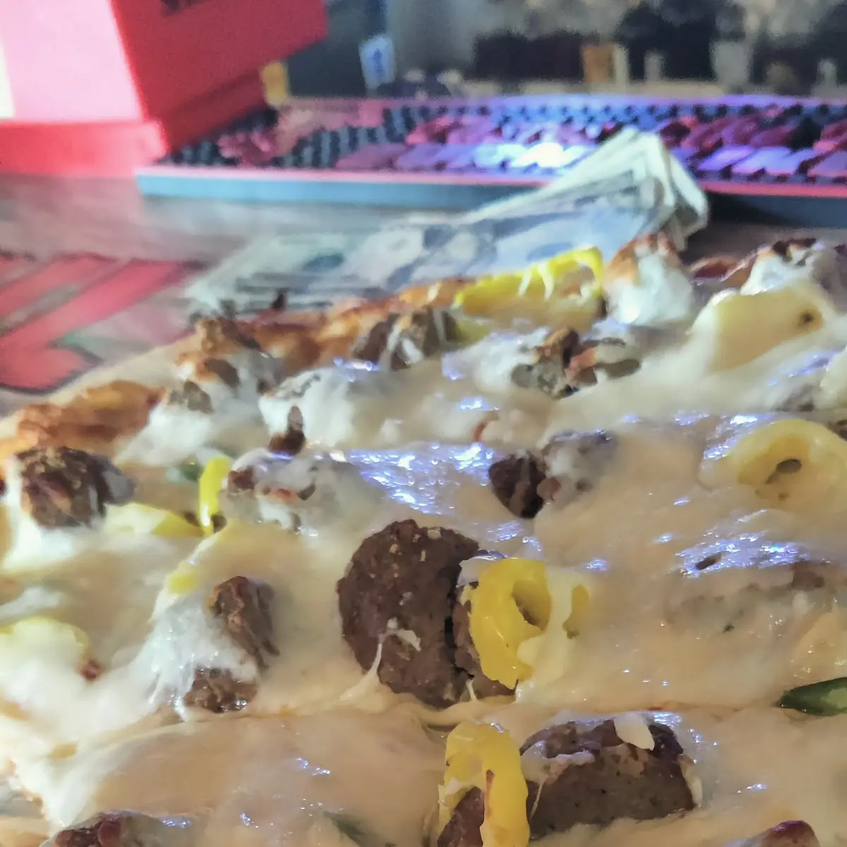 Meatball Pizza