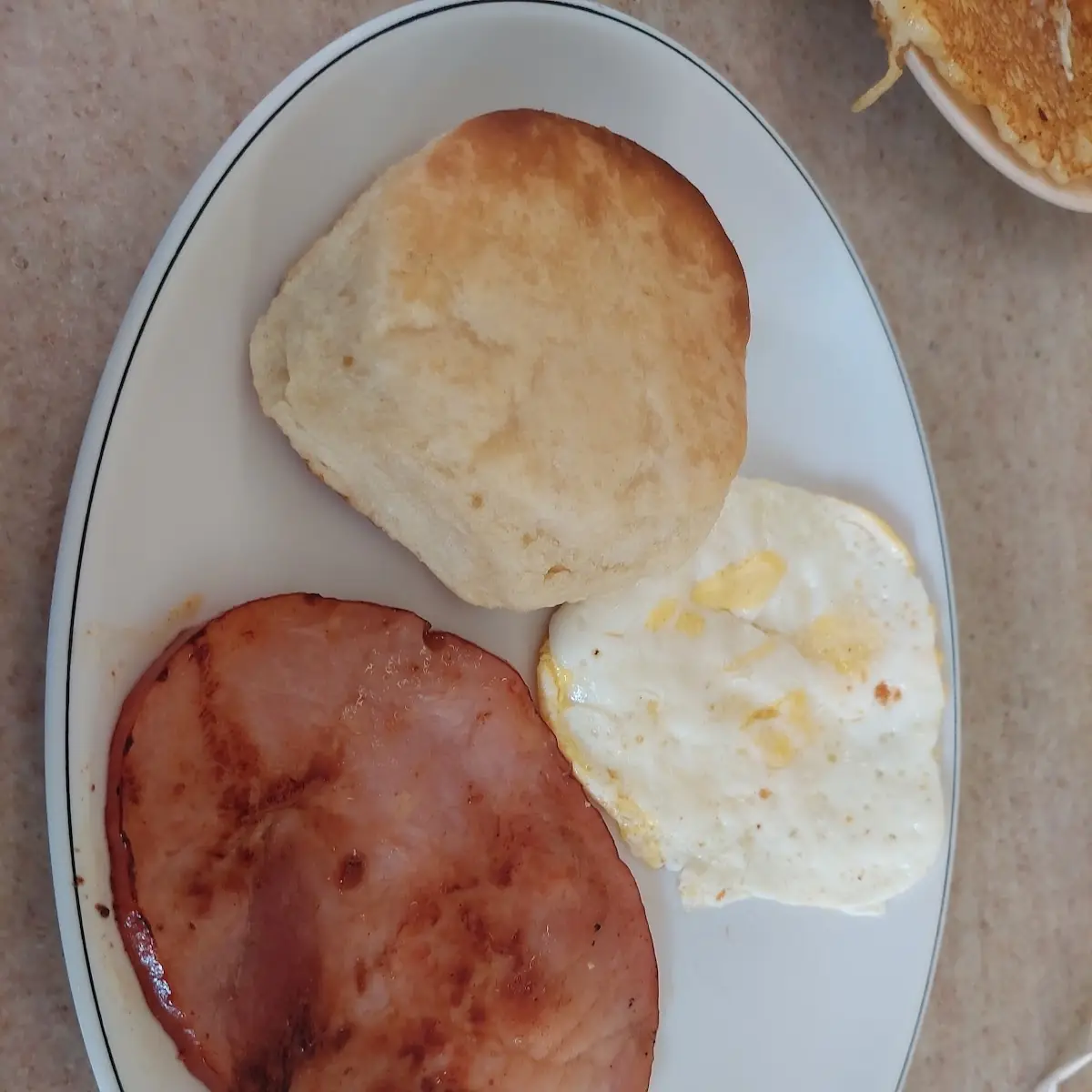 Ham Egg and Biscuit