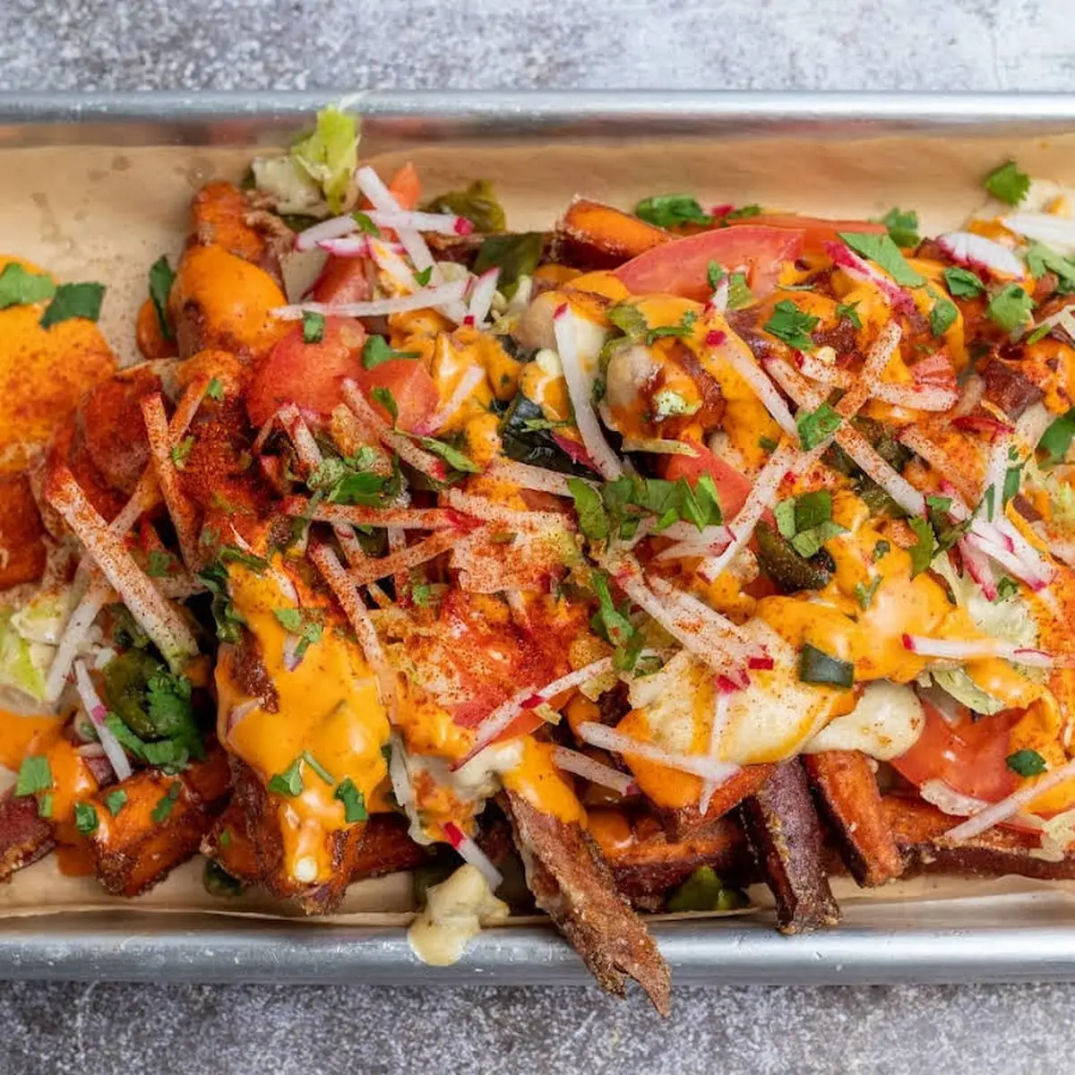 Vegan Loaded Fries with Toppings