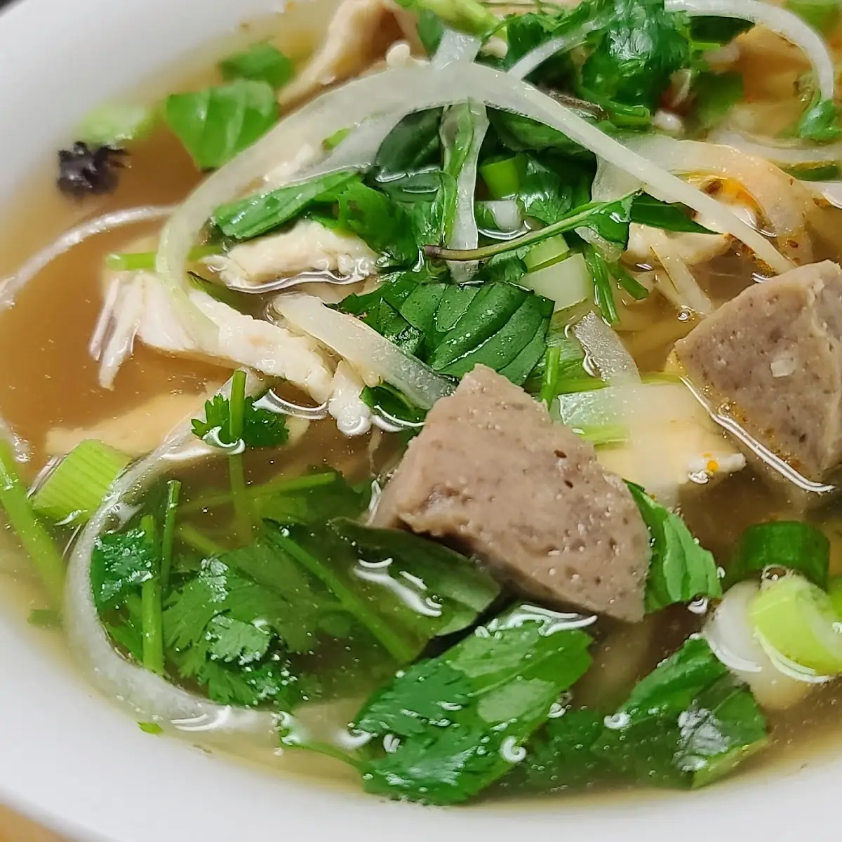Chicken Pho Add Meatballs