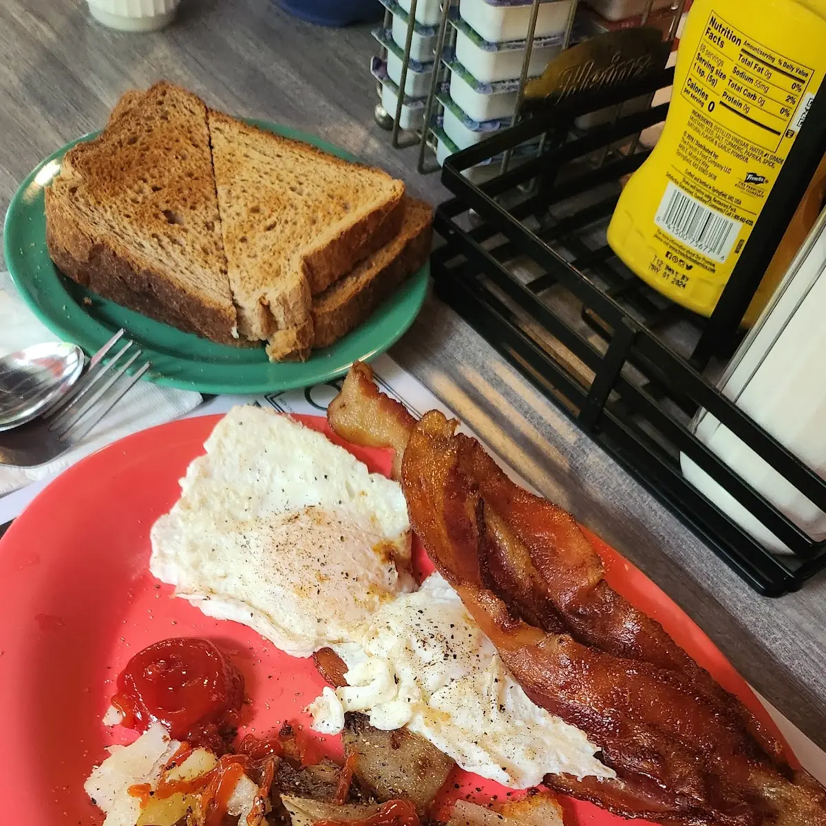 Eggs Bacon and Hash Browns