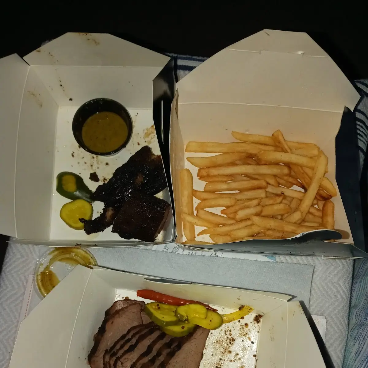 Rib Tips Tri Tip & Fries
