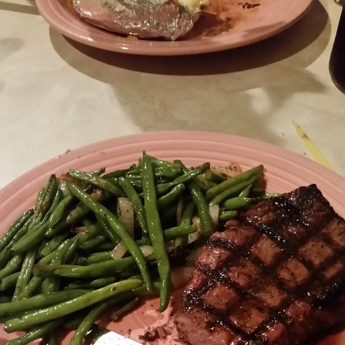 ksh Steak with Fresh Green Beans