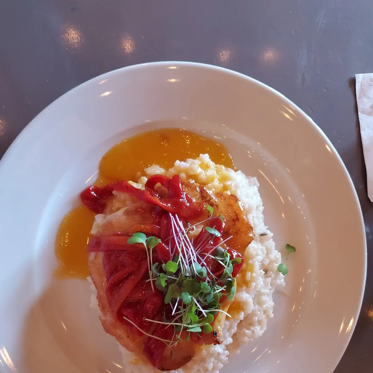 Pechuga De Pollo En Salsa De Mango