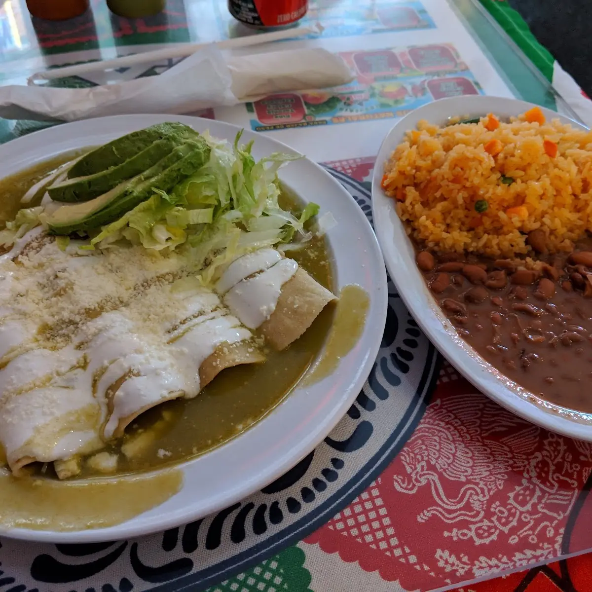 Enchiladas Mixtas Mole