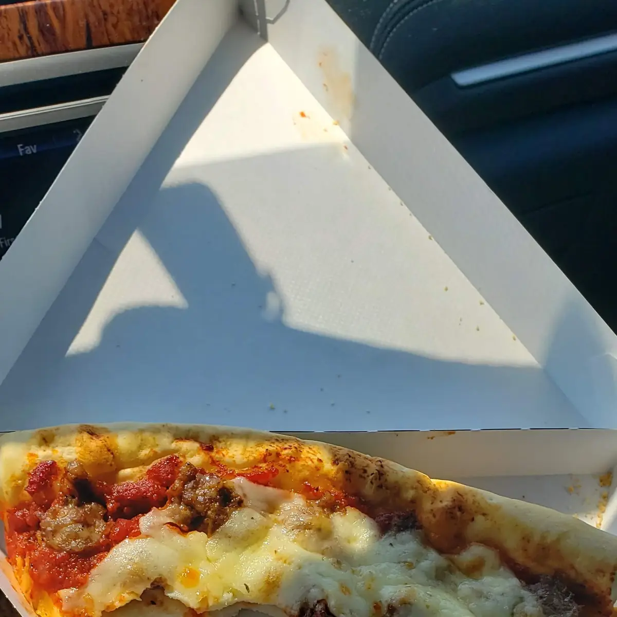 Eaten Sausage Pizza