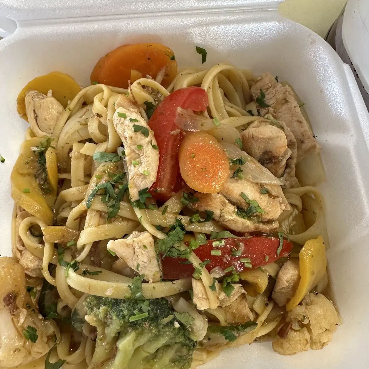 Chicken Stir Fried Mixed Vegetables