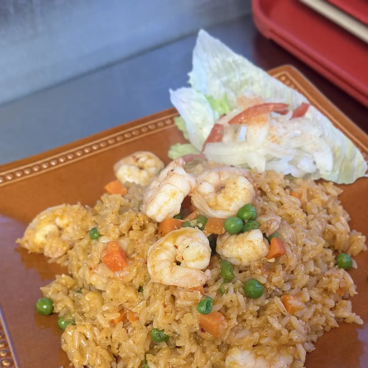 Shrimp with Mexican Rice