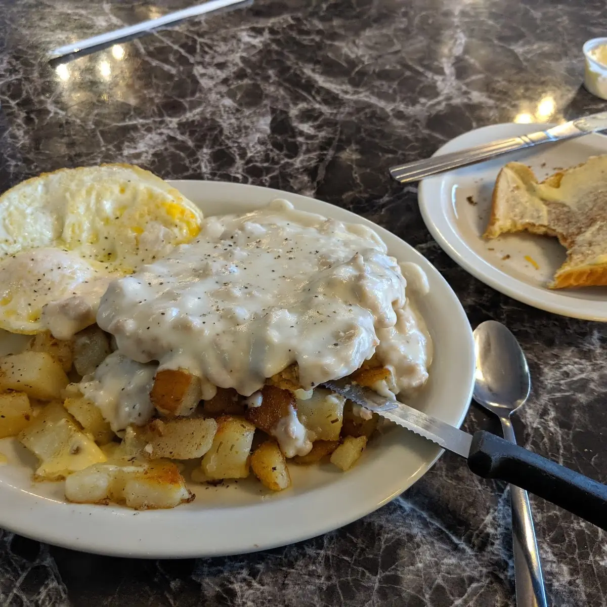 Chicken Fried Steak and Eggs