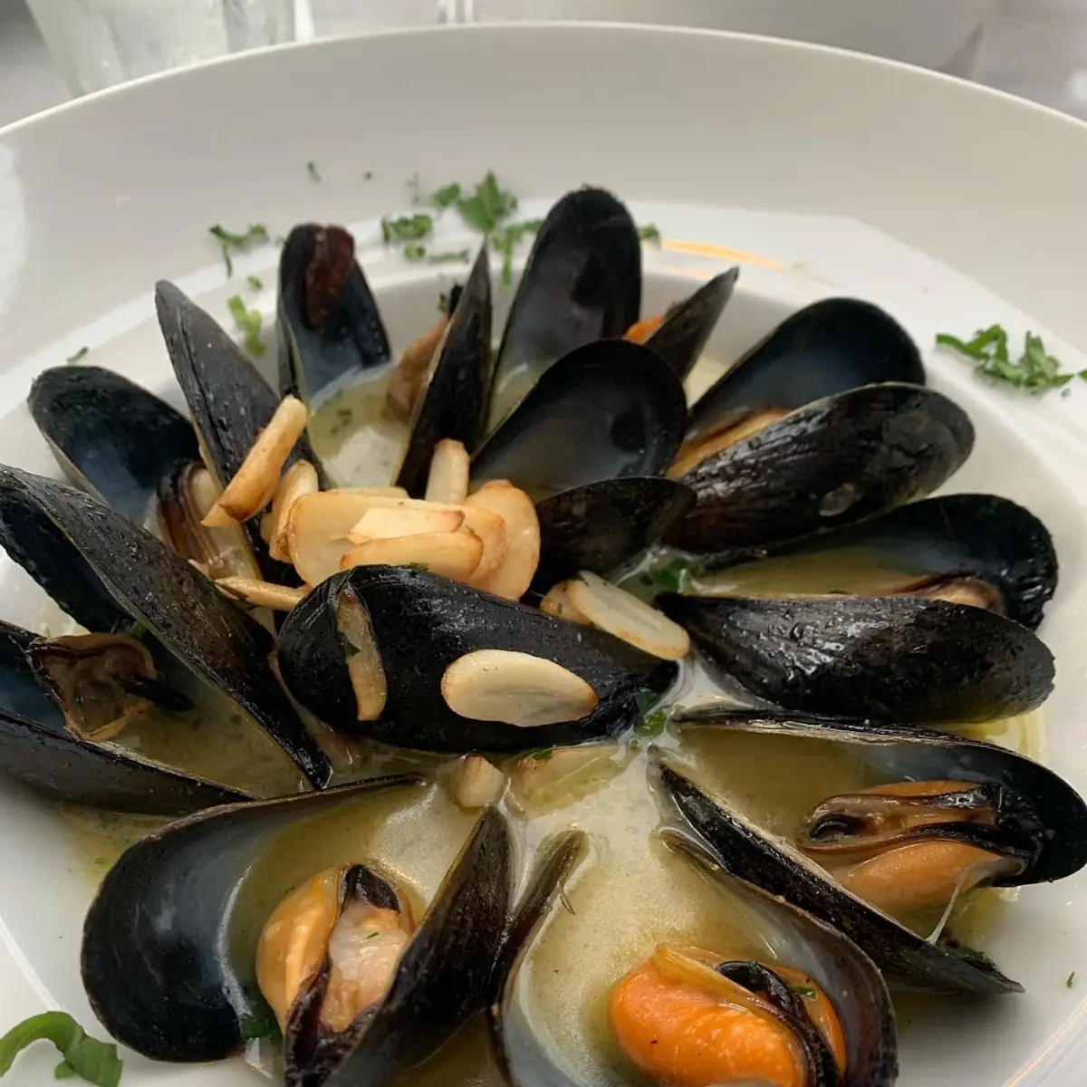 Mussels in Crosta