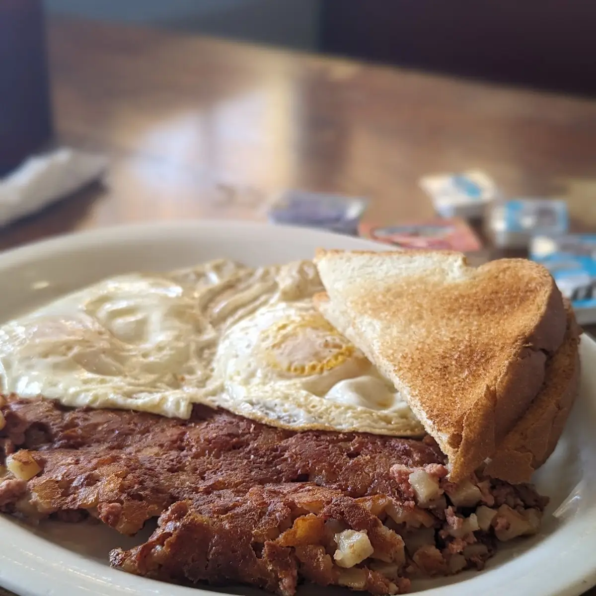 Country Fried Steak and Eggs