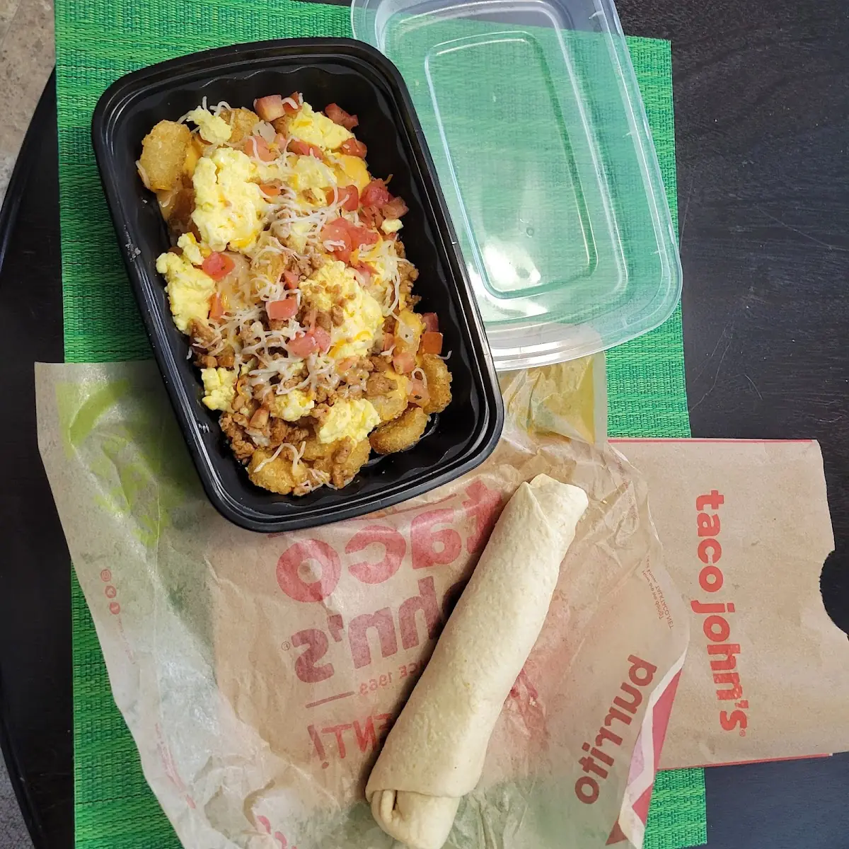 Breakfast Bowl and Breakfast Burrito