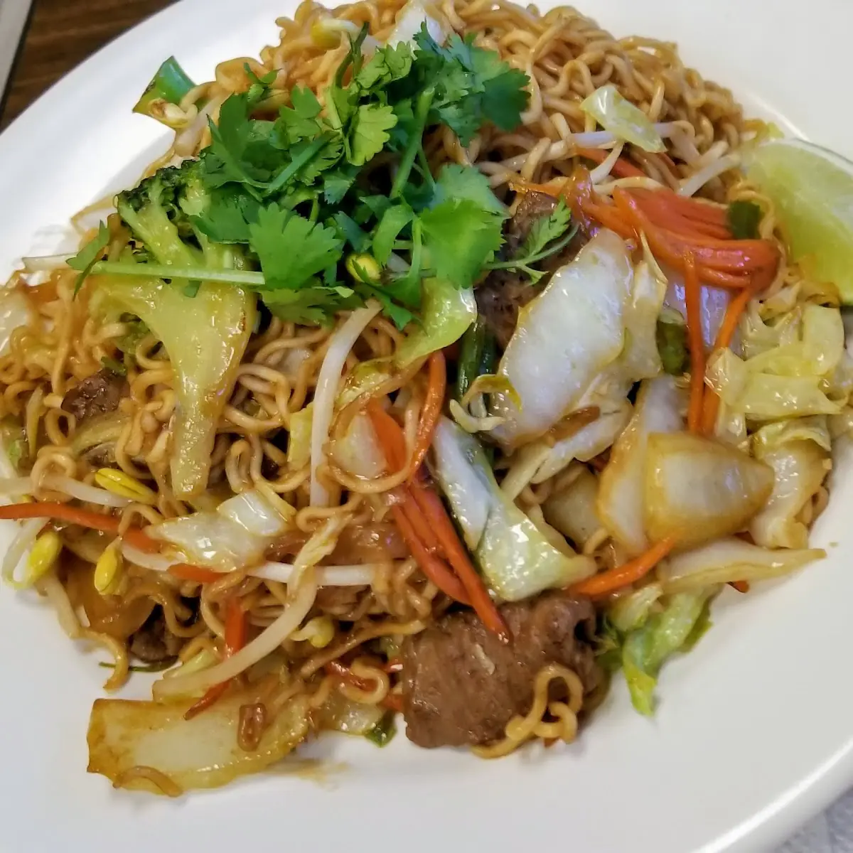 Ramen Stir Fry with Soy Beef
