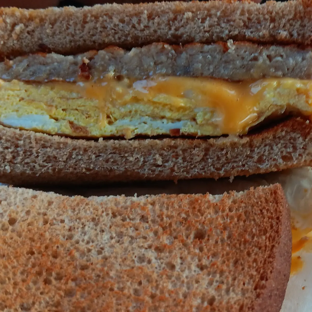 Sausage Egg and Cheese Sandwich