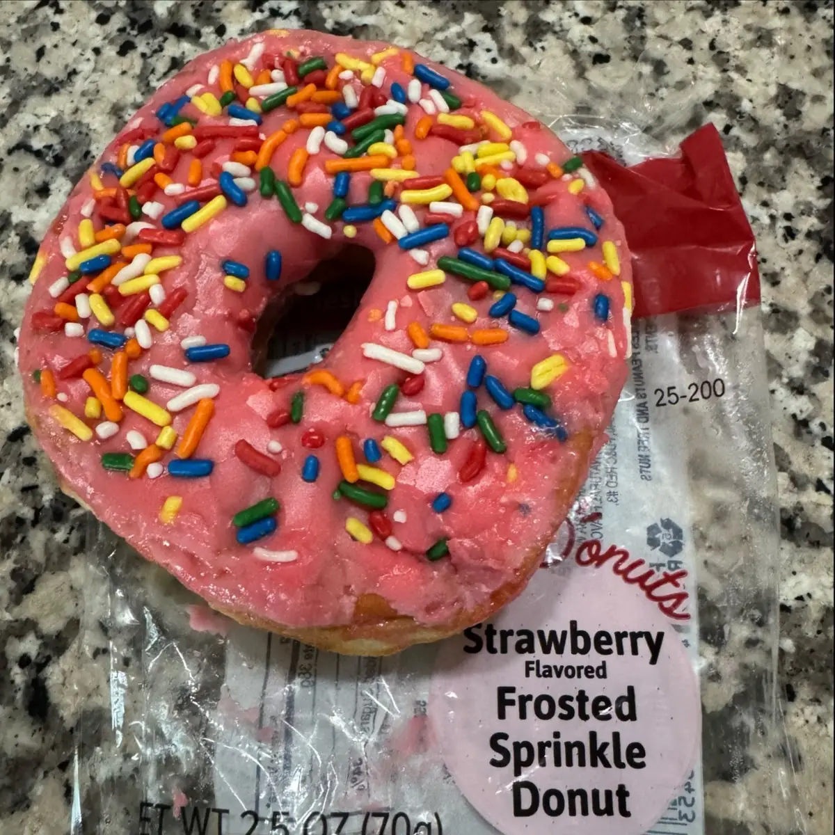 Strawberry Frosted Sprinkle Donut
