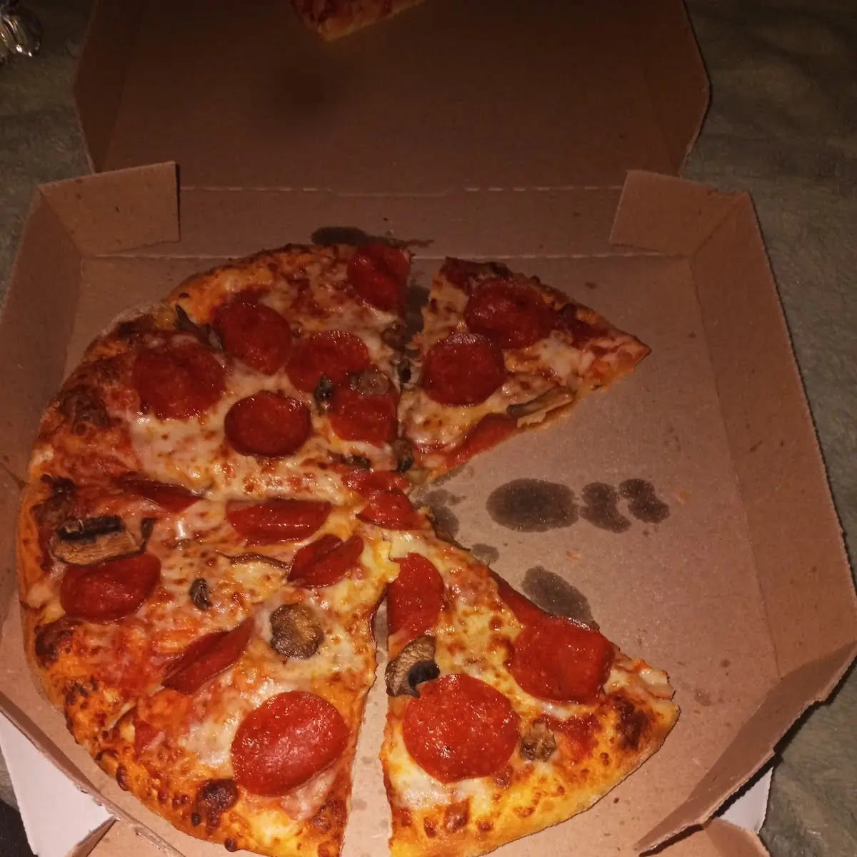 Pepperoni &Pizza Mushroom Pizza