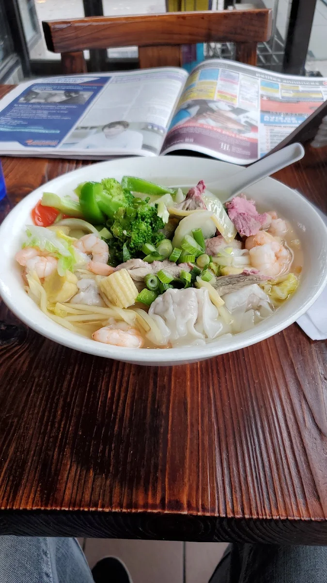 Soup Wonton Maison, Juste Nouilles