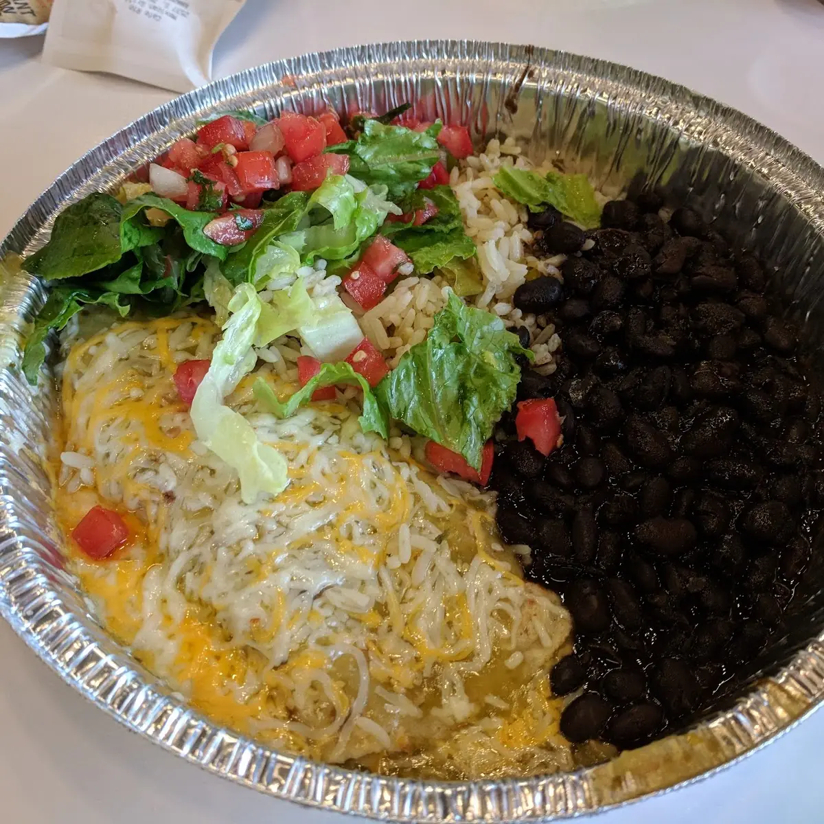 Grilled Chicken Burrito Enchilada Style
