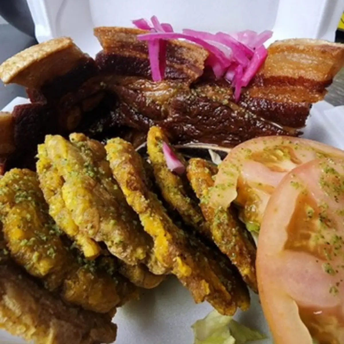 Fried Plantains Tostones