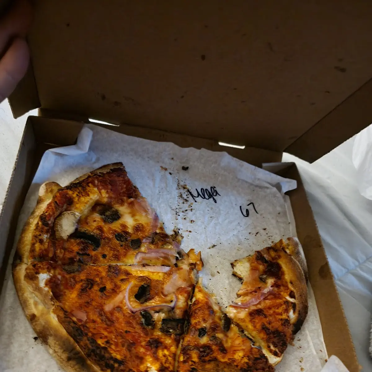 Burnt Pizza