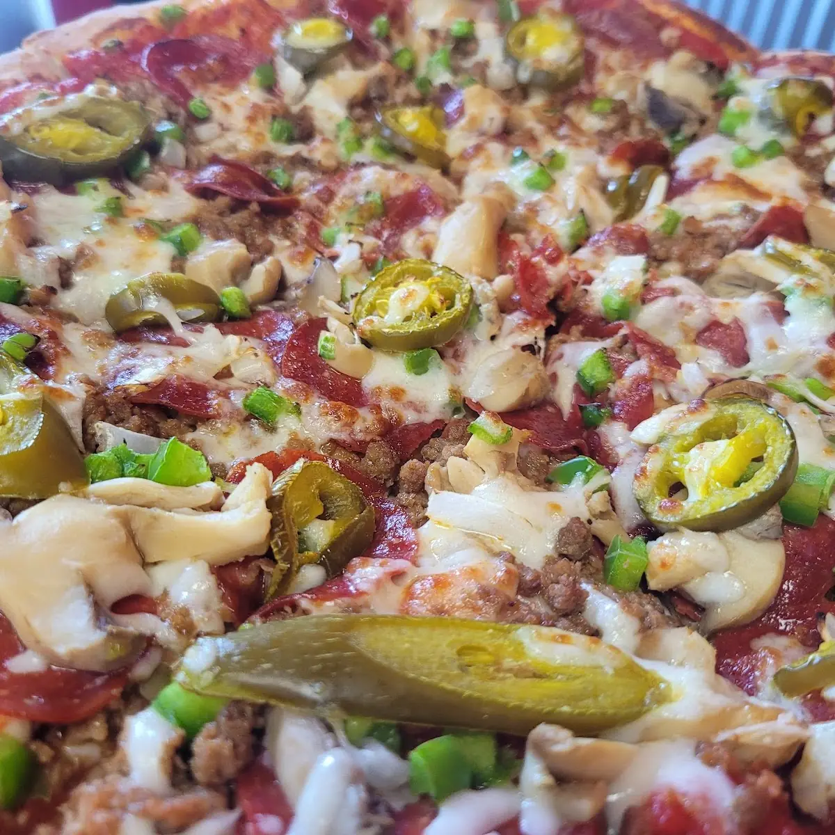 Pepperoni Pizza Add Jalepenos