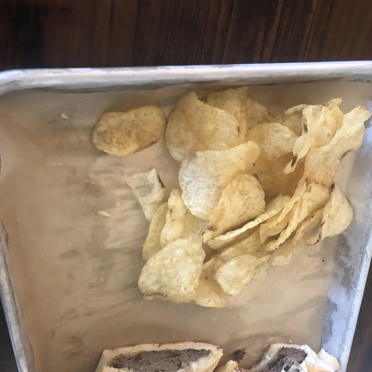 Roast Beef with Potato Chips