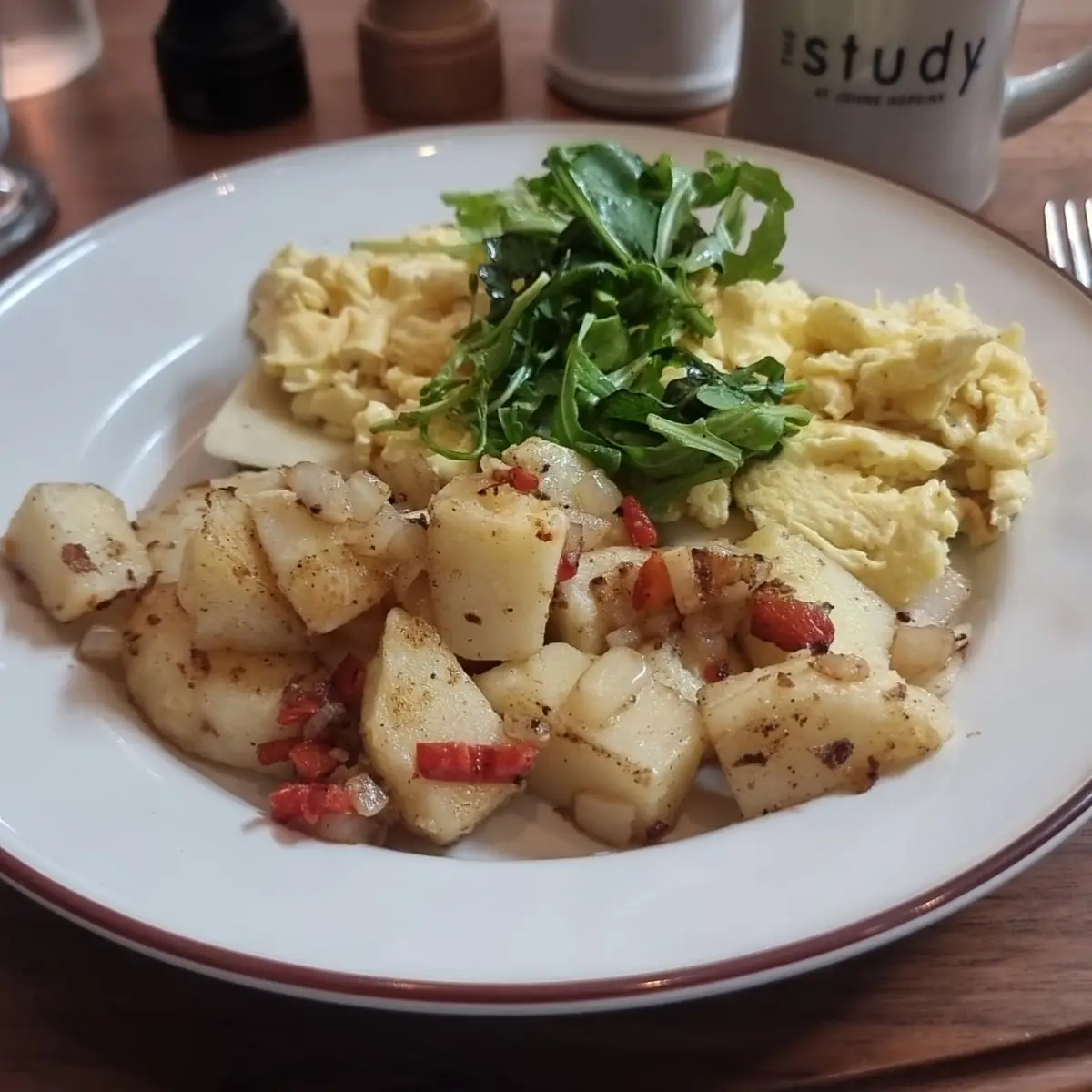 Scrambled Eggs and Toast